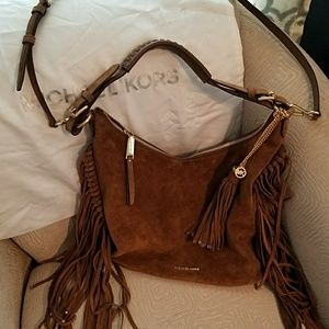 Michael Kors Suede Fringe Purse